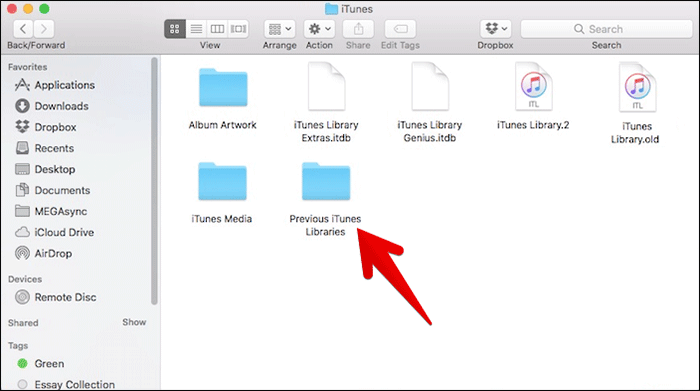 Open Previous iTunes Libraries on Mac