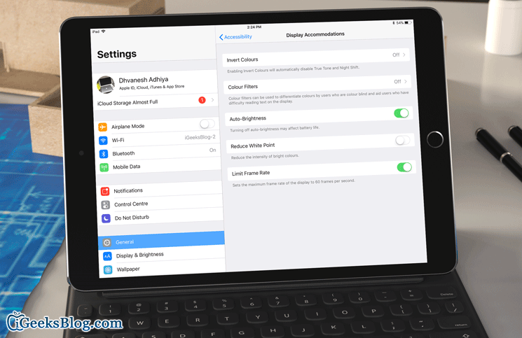 How to Restrict ProMotion Display Refresh Rate to 60fps on iPad Pro