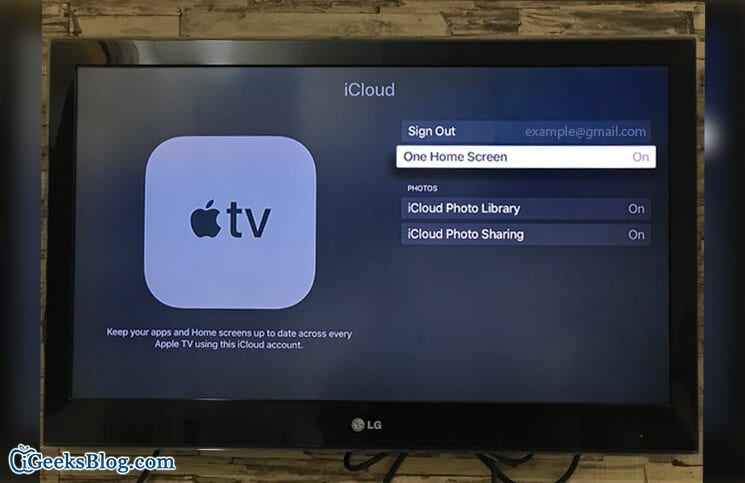 How to sync apple tv home screen across all apple tvs