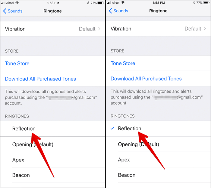 How to Get iPhone X Reflection Ringtone on iPhone - 84