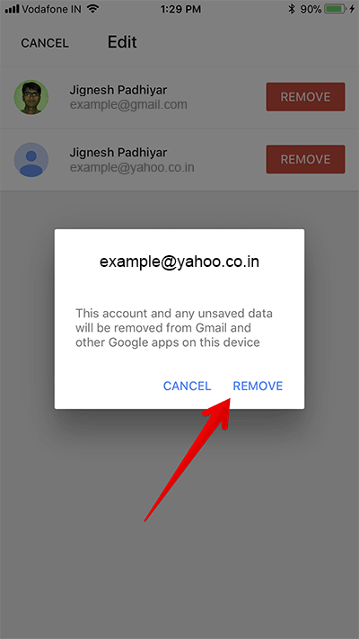 How To Add Third party Email Accounts To Gmail App on iPhone or iPad - 70