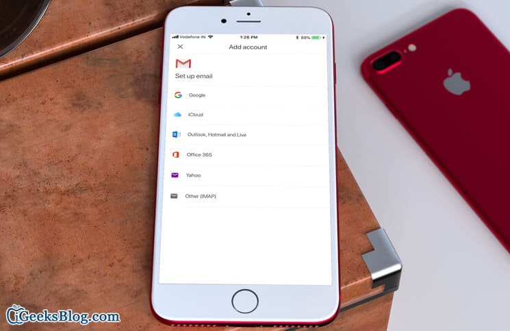 How To Add Third-party Email Accounts To Gmail App on iPhone or iPad