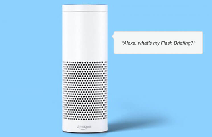 How to customize alexa flash briefing