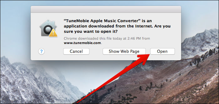 Launch TuneMobie Apple Music Converter on Mac