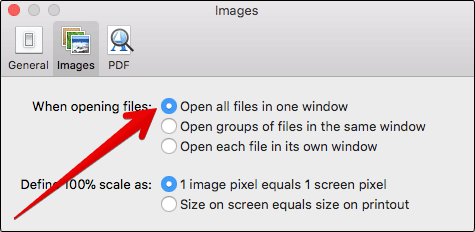 Open All Files in One Window on Mac