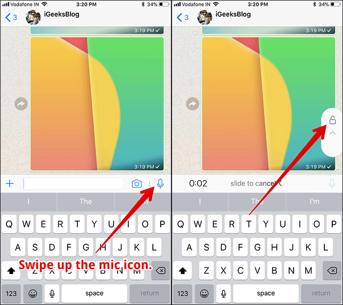 How to Record Long Voice Message in WhatsApp on iPhone - 62