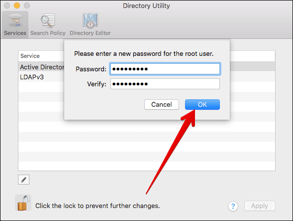 Set Root User Password on Mac