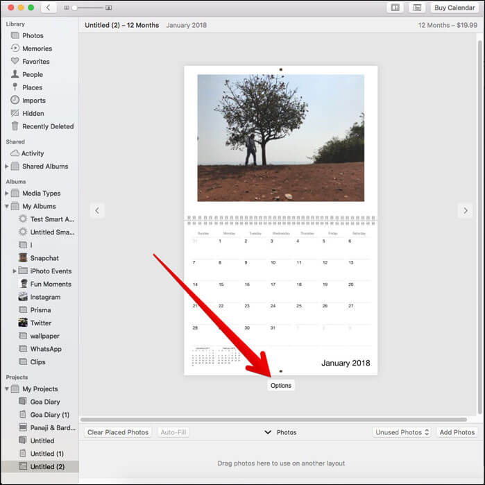 How to Create A Custom Calendar In Photos app on Mac - 25