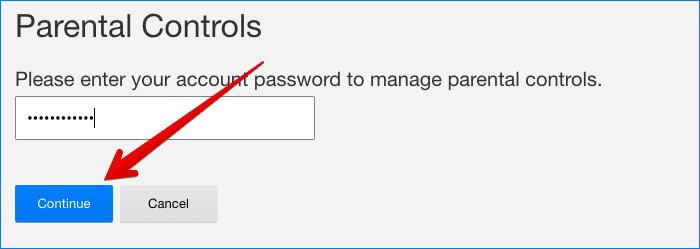 Enter Netflix Account Password on Mac or Windows PC
