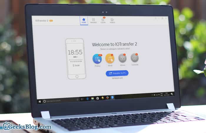 IOTransfer iPhone and iPad Manager for Windows