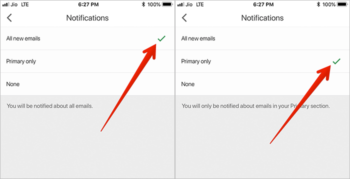 How to Change Email Notifications in Gmail on iPhone  iPad  and PC - 44