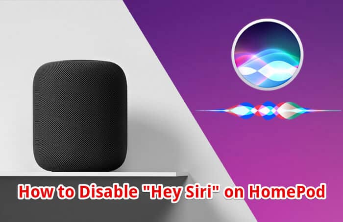 How to disable hey siri on homepod