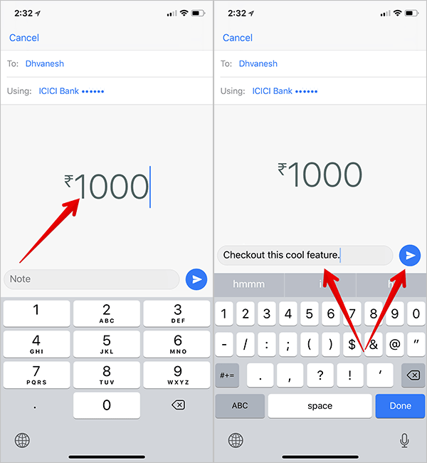 Send Money using WhatsApp on iPhone or Android
