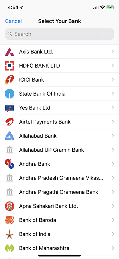 WhatsApp Payment Supported Banks India