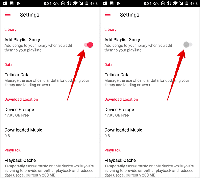 Add Song to Playlist in Apple Music Without Adding it to Library on Android Device