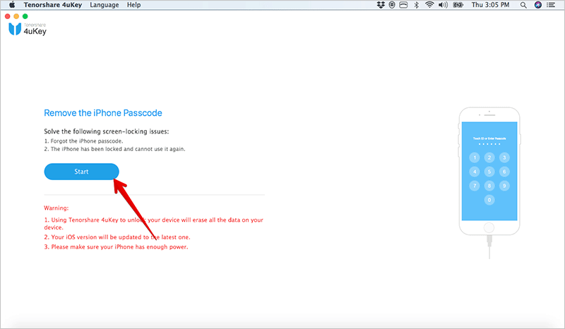 Unlock Disabled iPhone Without Passcode using Tenorshare 4uKey - 32