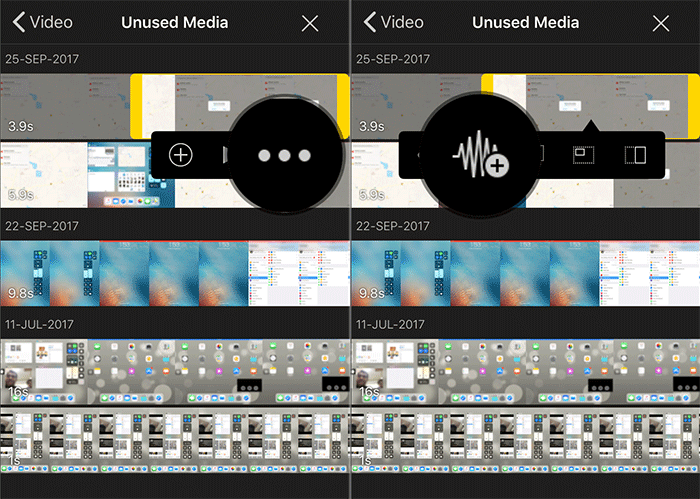 Add Audio Only Clip to iMovie on iPad