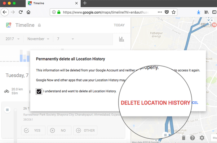 How to View and Edit Google Maps Timeline - 69