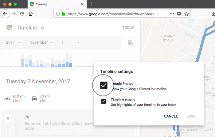 How to View and Edit Google Maps Timeline - 48