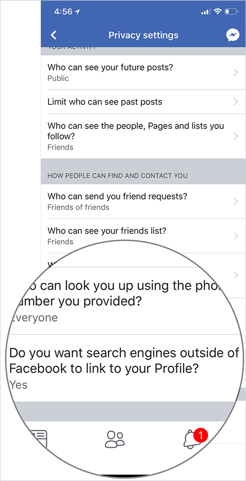 How to Hide Facebook Profile from Search Engines - 23