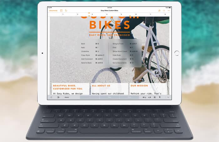 How to use apple smart keyboard shortcuts on ipad pro