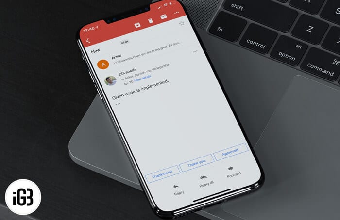 How to use smart reply in gmail 1