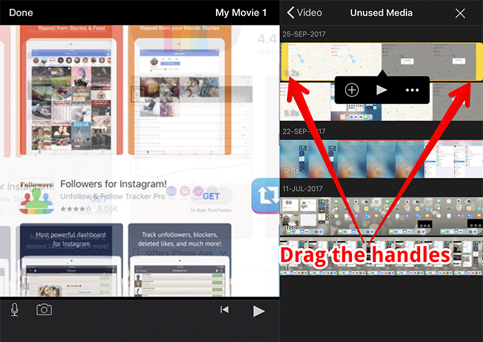How to Create Movie using iMovie App on iPad - 68