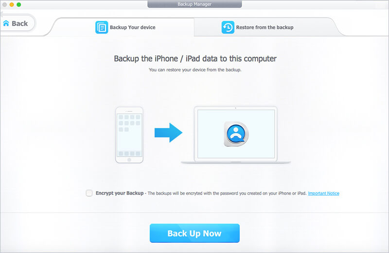 Back up Your iPhone using DearMob