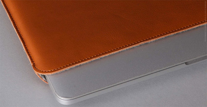 Harber London Leather Sleeve for MacBook Pro and Air - 26