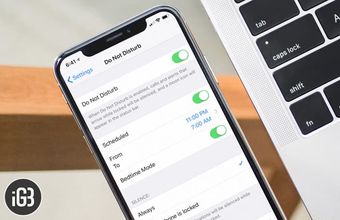 How to Enable Do Not Disturb at Bedtime in iOS 12
