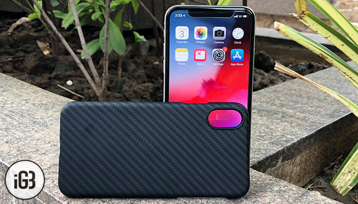 Pitaka Wireless Charging Compatible iPhone X Case