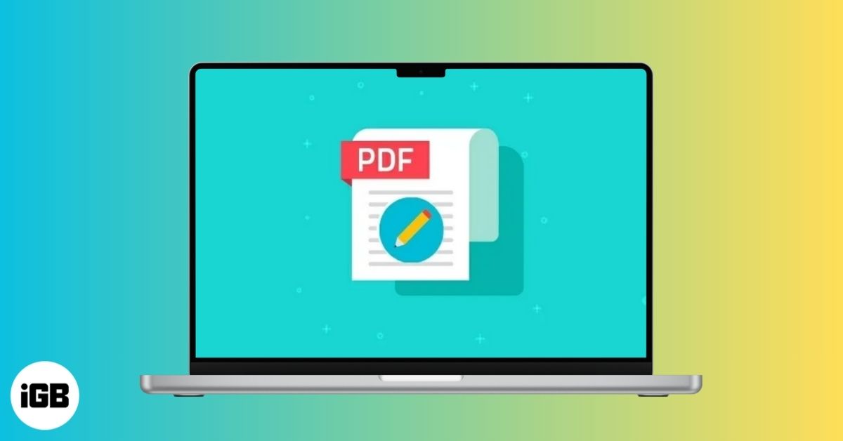 Edit and Annotate PDFs on a Mac