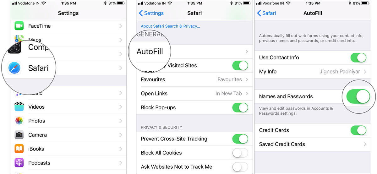Enable AutoFill password Feature in iOS 11