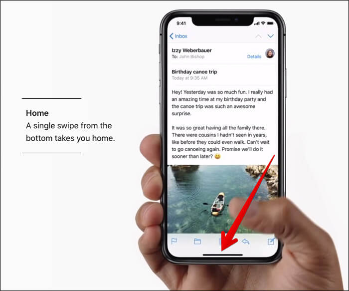 How to Access Home Screen on iPhone X