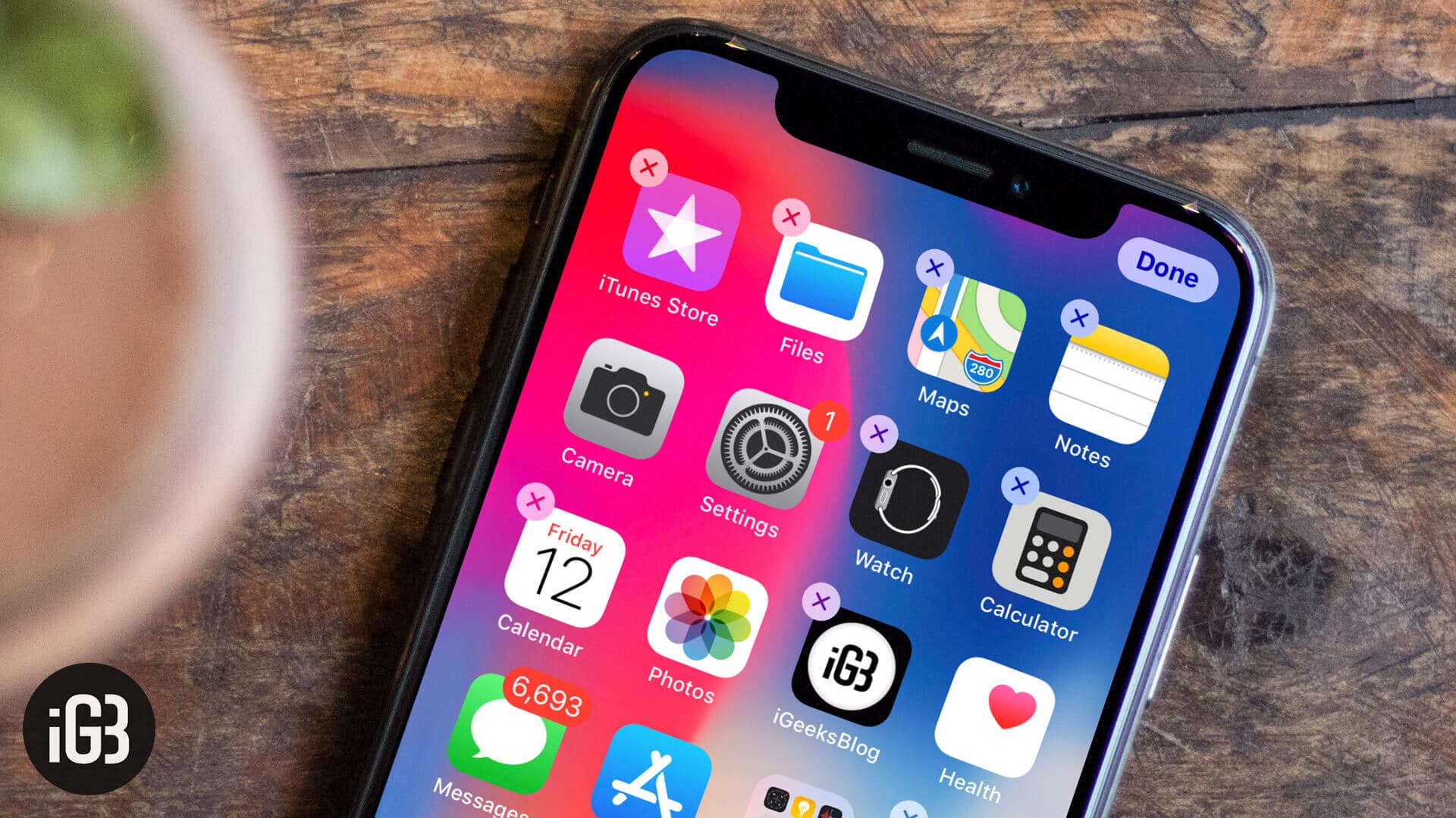 How to Stop Wiggling App Icons on iPhone X Series - 45
