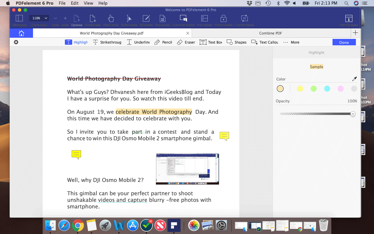PDFelement 6 Pro for Mac - 71