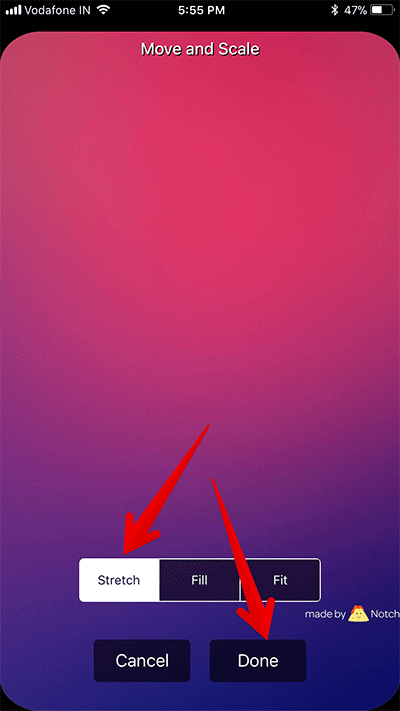 Create Wallpaper on iPhone X to Hide Notch