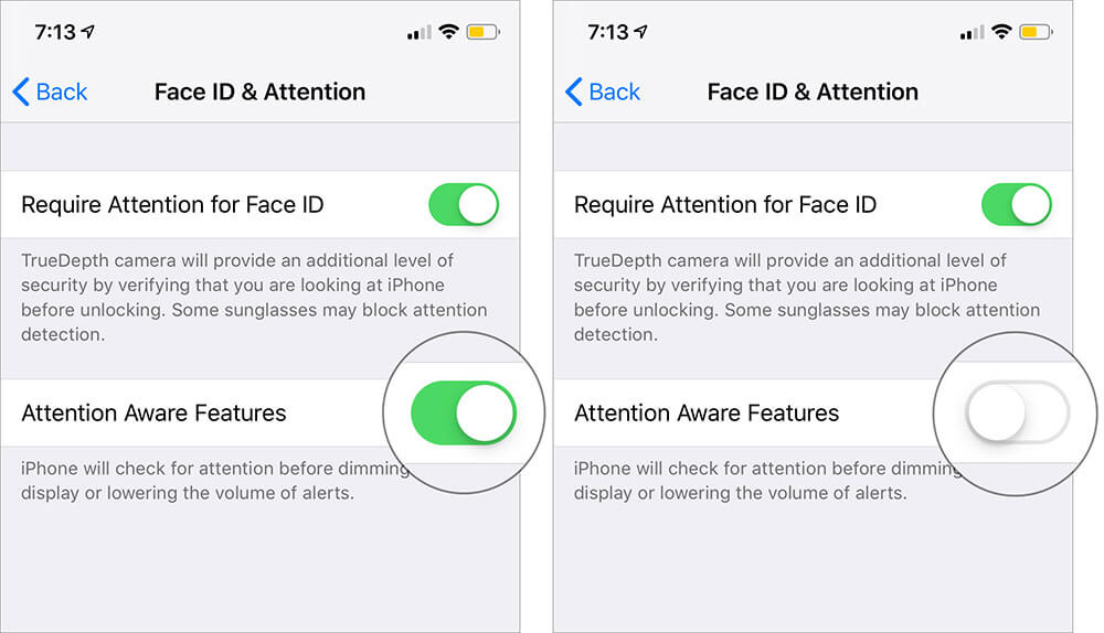 How to Disable Attention Aware Features on iPhone X - 71