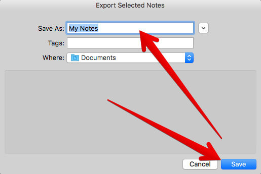 Export Evernote Notes to Mac