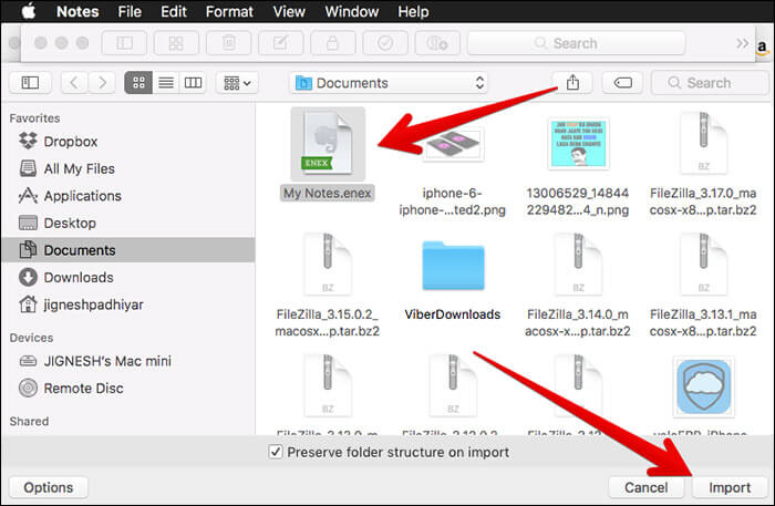 How to Transfer Files from Evernote to Apple Notes - 24