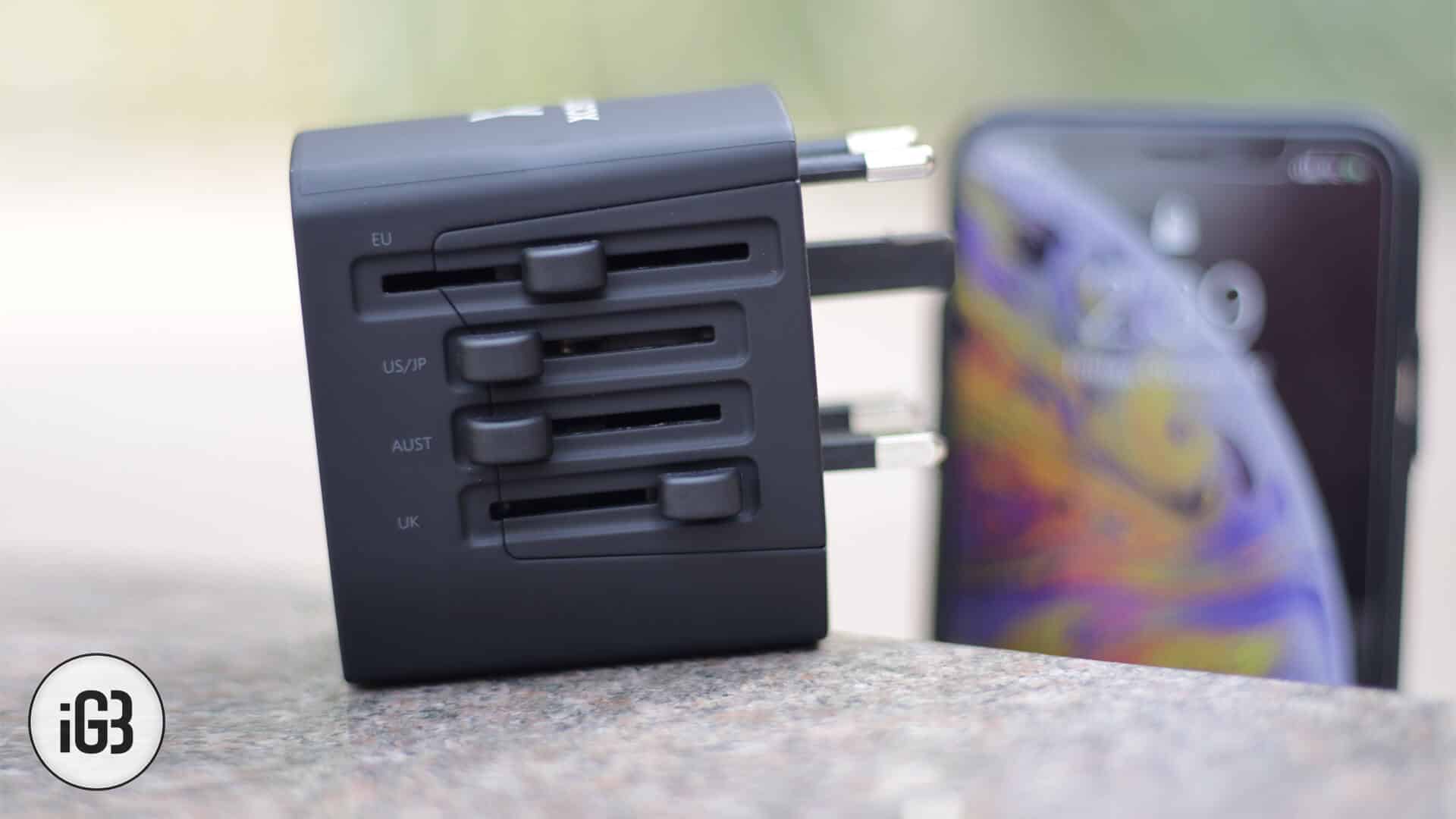 Xcentz Universal Travel Adapter Charger