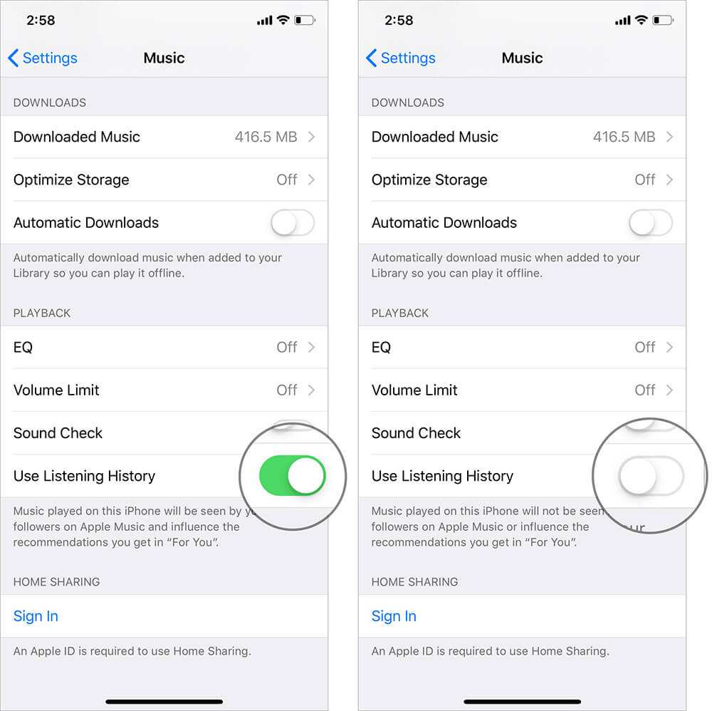 How to Disable Apple Music Listening History on iPhone - 41