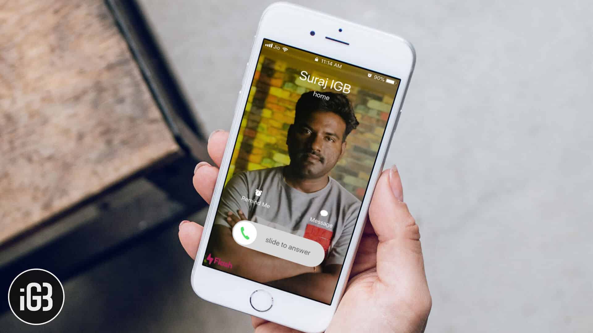 How to Send Your Photo As Caller ID Using Flash iPhone App