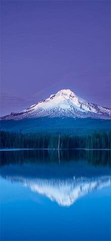 Mountain Reflection iPhone XS Wallpaper