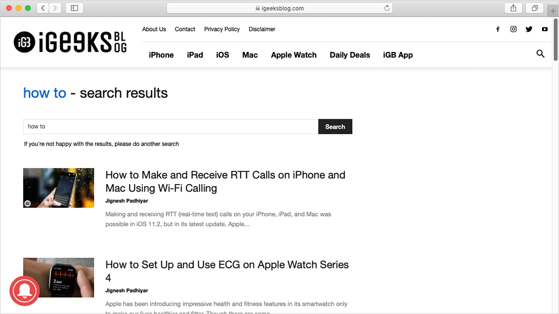 Search Website in Safari on Mac