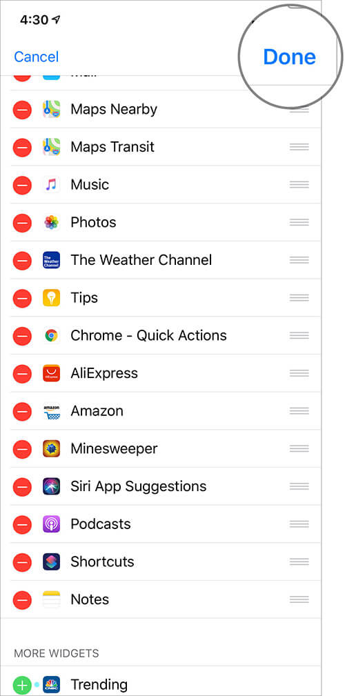 how to add notes on lockscreen iphone