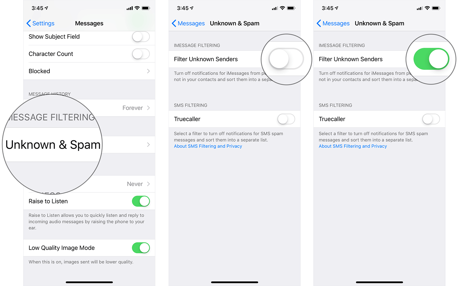 Filter unknown messages on iphone or ipad Filter Unknown Messages on iPhone or iPad