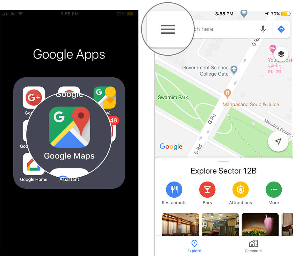 How to Increase Navigation Volume in Google Maps on iPhone - 82