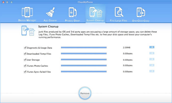 CleanMyPhone Mac and Windows iPhone Cleaner