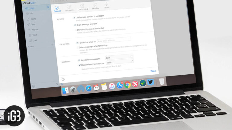 How to automatically forward icloud emails to another email account